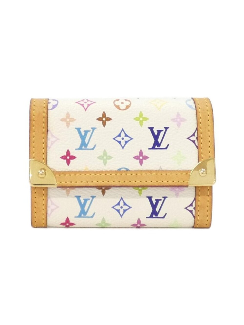 Louis Vuitton Multicolor Porte Monnaie Pla Coin Purse
